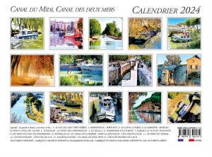 CALENDRIER CANAL DU MIDI, CANAL DES DEUX MERS 2024 COUV 08