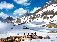 TOILE IMPRIMÉE LES PYRÉNÉES LE MASSIF DES POSETS 50X70 CM