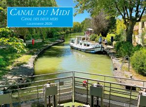 CALENDRIER CANAL DU MIDI, CANAL DES DEUX MERS 2026 COUV 08