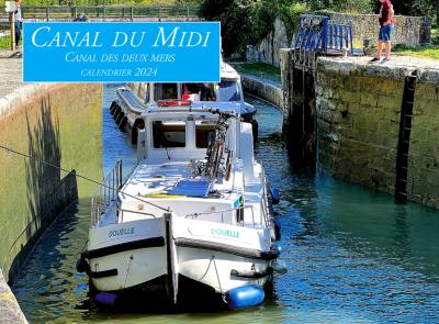 CALENDRIER CANAL DU MIDI, CANAL DES DEUX MERS 2024 COUV 12